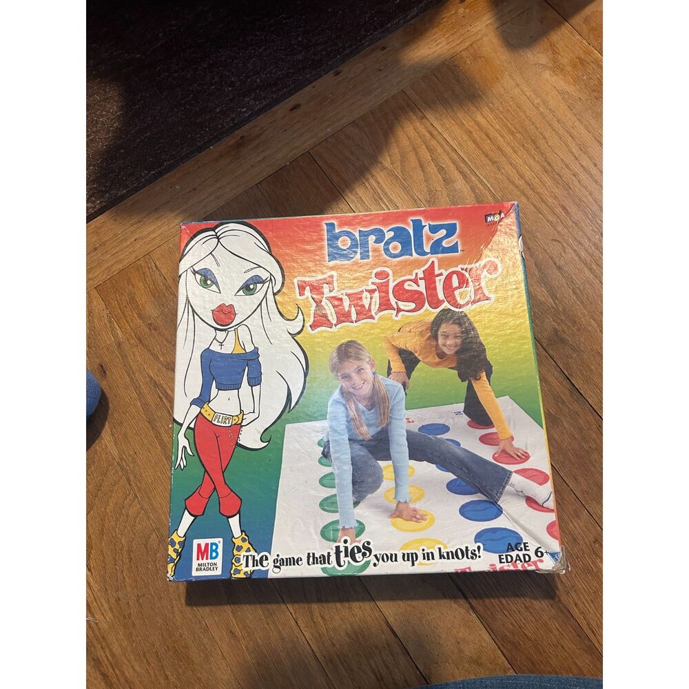 Bratz Twister Game Y2K MGA Milton Bradley Board Game 2000s Nostalgia Party Game